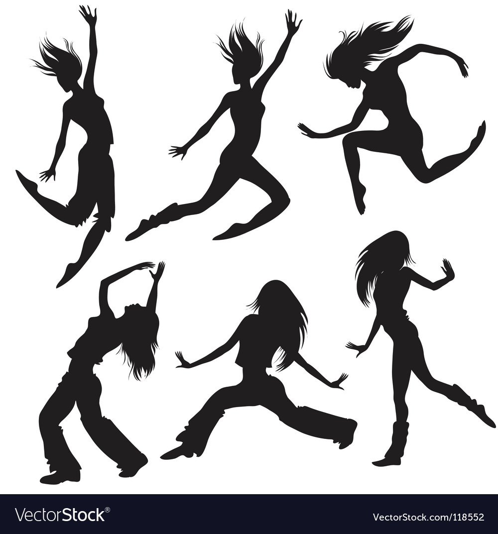 Detail Modern Dance Silhouette Nomer 8