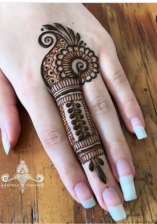 Detail Modern Henna Design Tangan Nomer 25