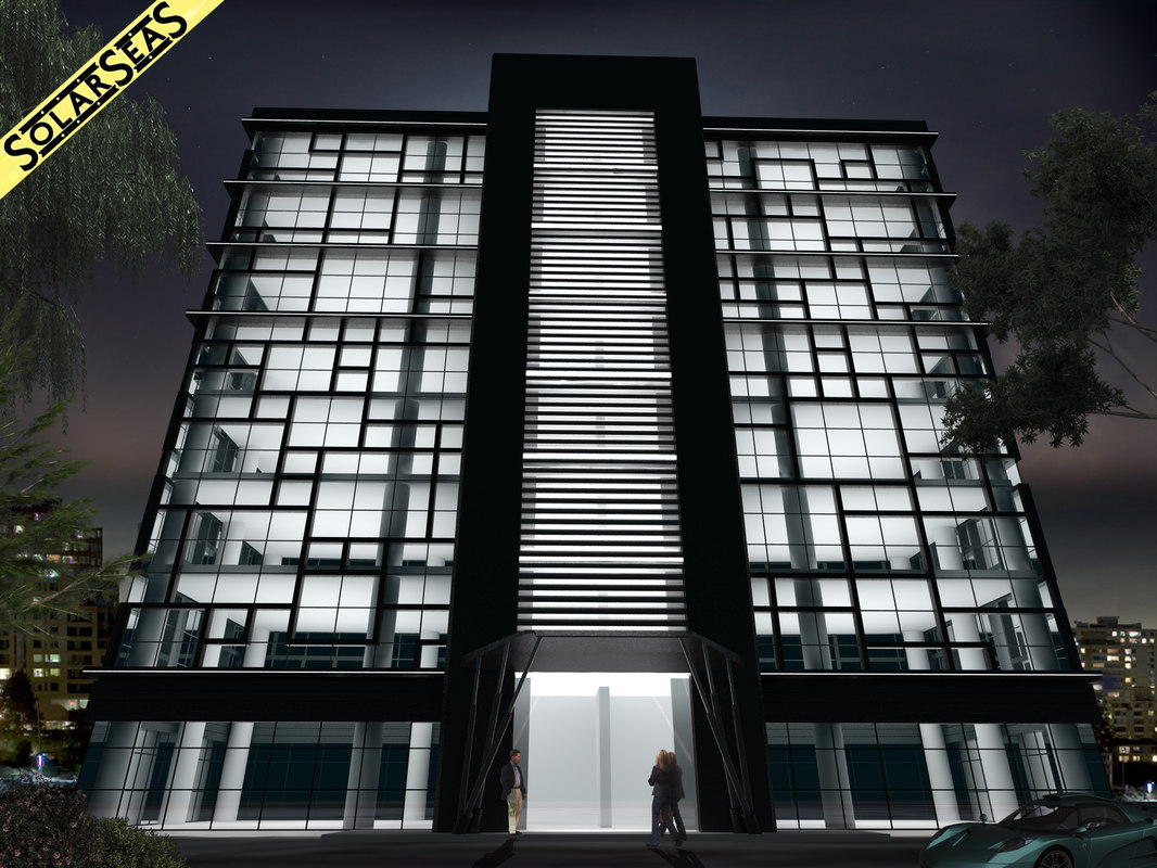 Detail Modern Office Facade Nomer 33