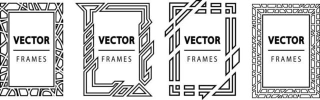 Detail Modern Vector Frame Nomer 23