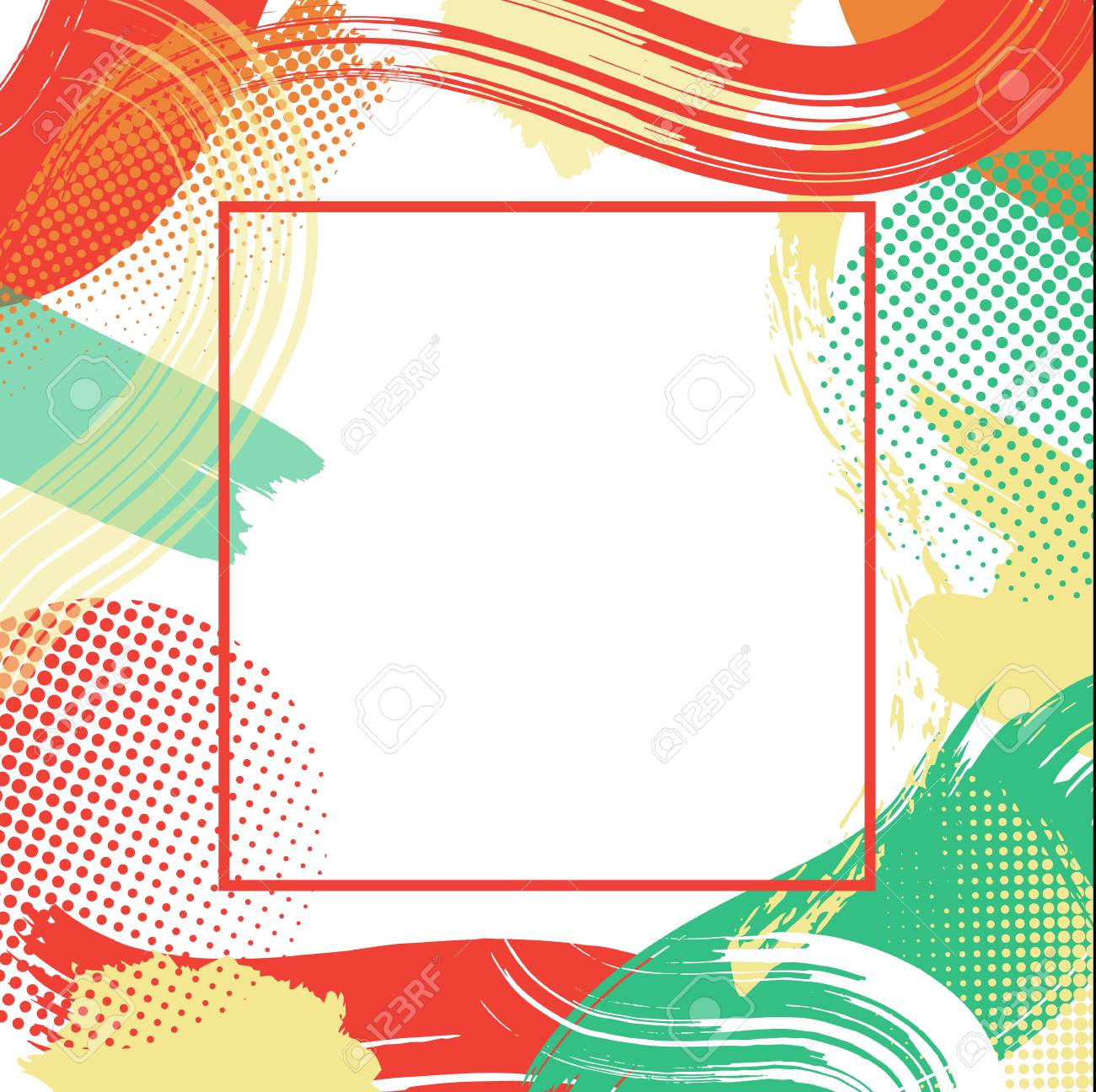 Detail Modern Vector Frame Nomer 33