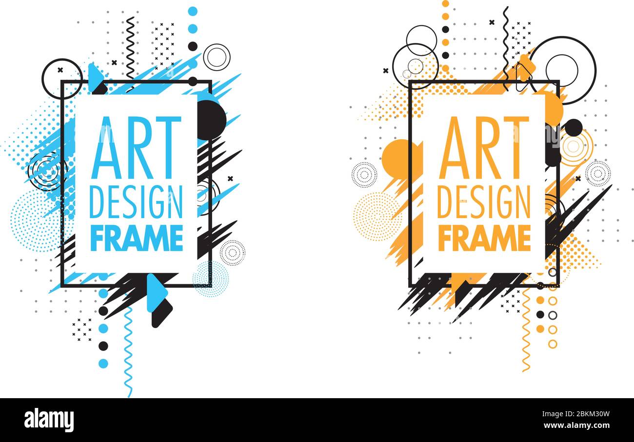 Detail Modern Vector Frame Nomer 48