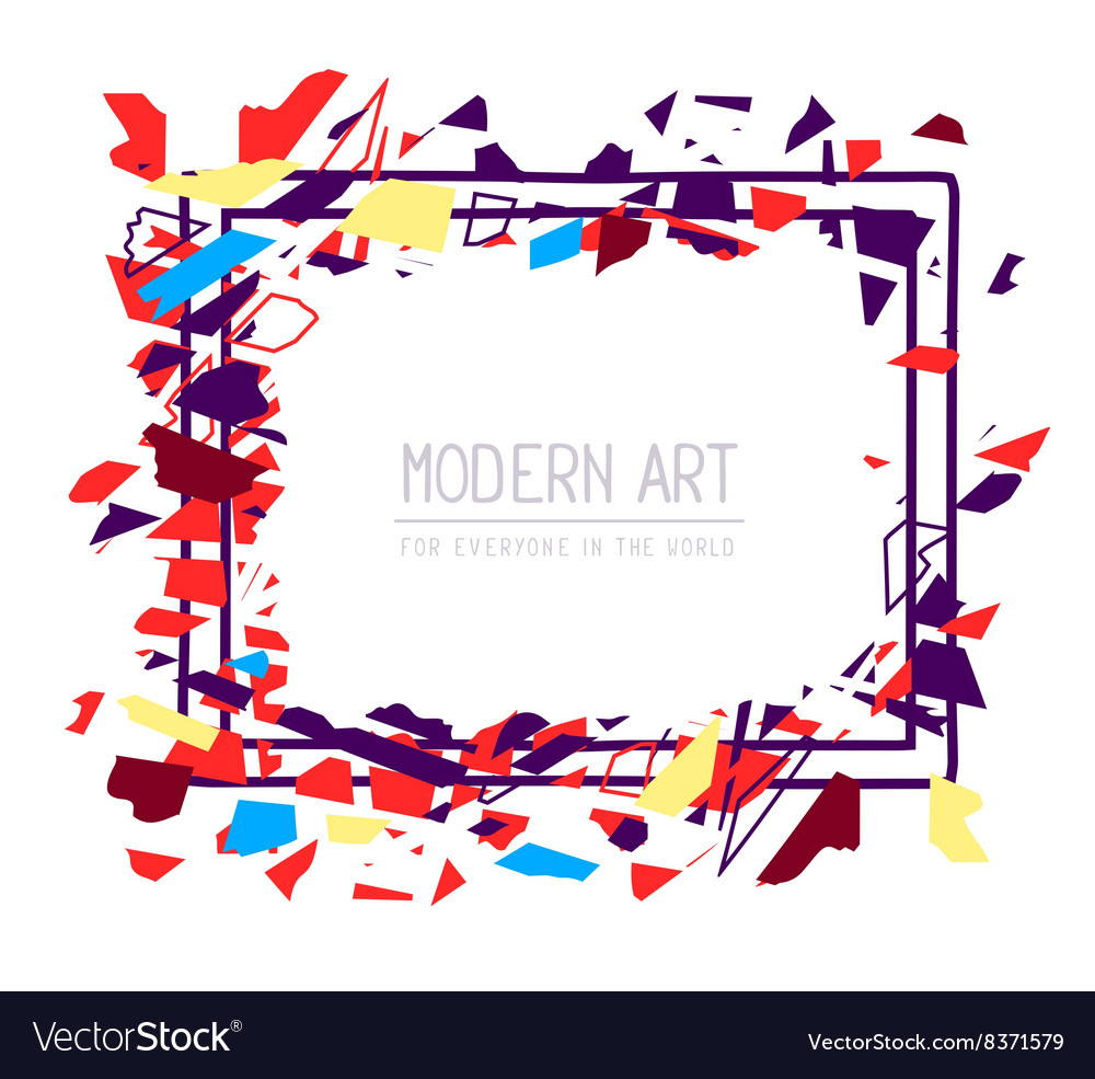 Detail Modern Vector Frame Nomer 6