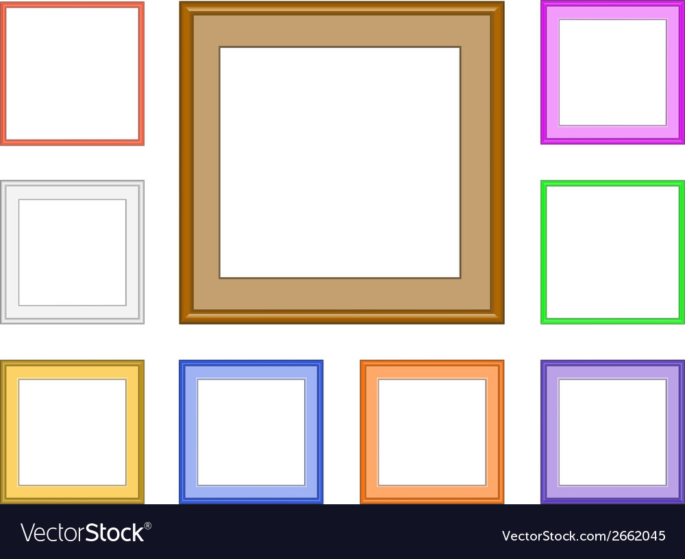Detail Modern Vector Frame Nomer 52