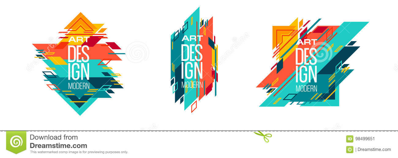 Detail Modern Vector Frame Nomer 53