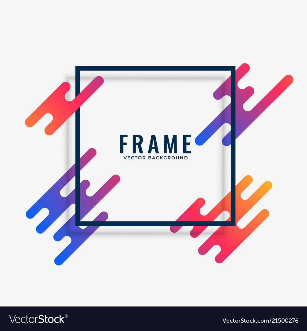 Detail Modern Vector Frame Nomer 7