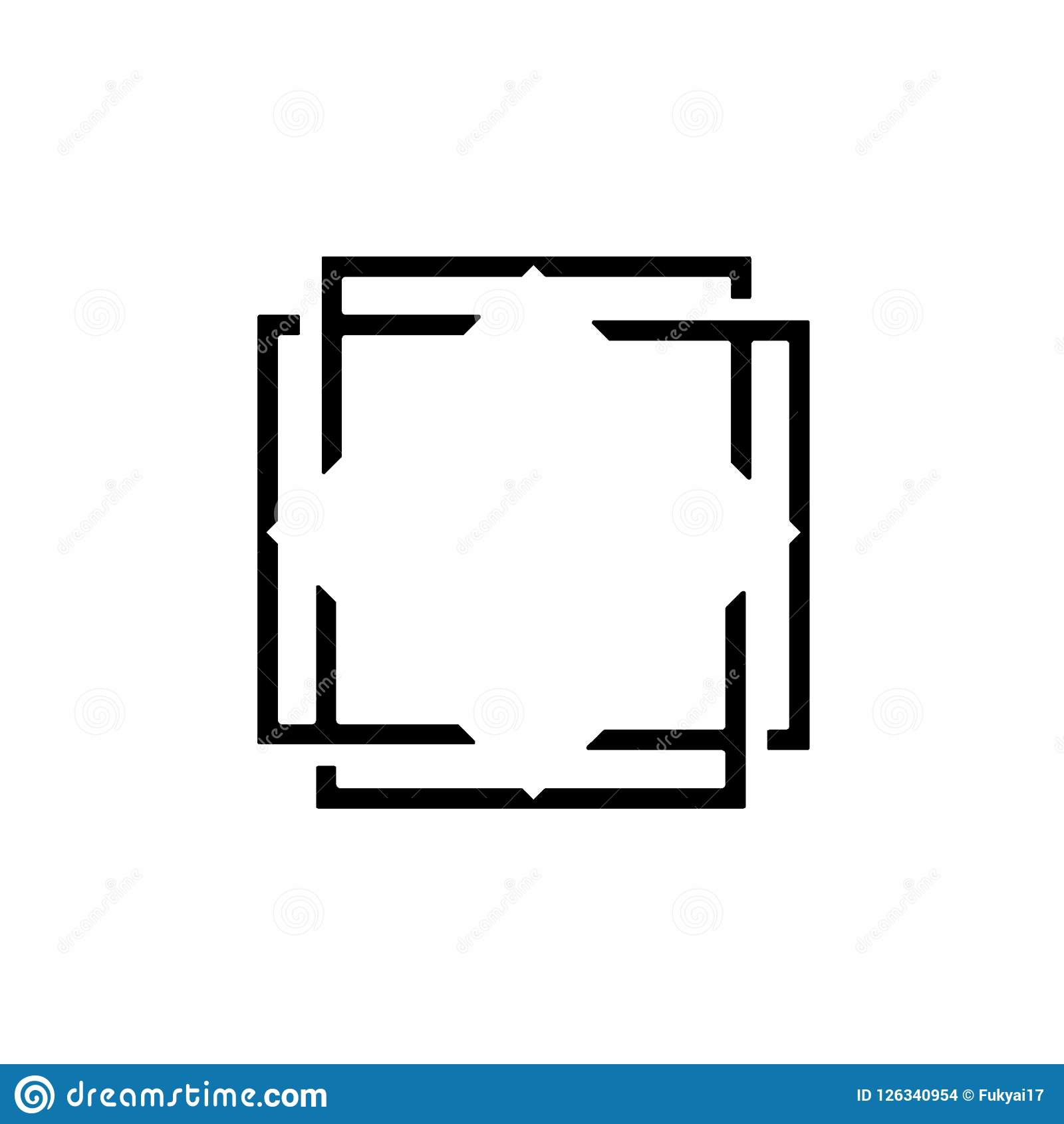 Detail Modern Vector Frame Nomer 9