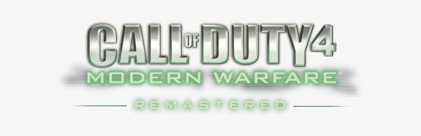 Download Modern Warfare Remastered Logo Png Nomer 13