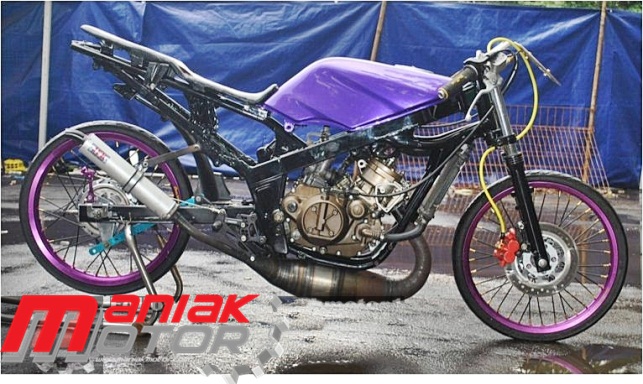 Detail Modif Ninja R Drag Nomer 2