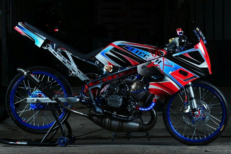 Detail Modif Ninja R Drag Nomer 27