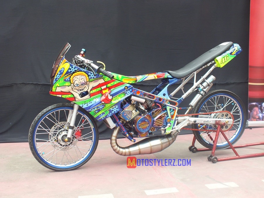 Detail Modif Ninja R Drag Nomer 32