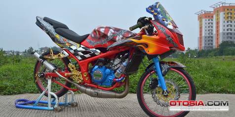 Detail Modif Ninja R Drag Nomer 33