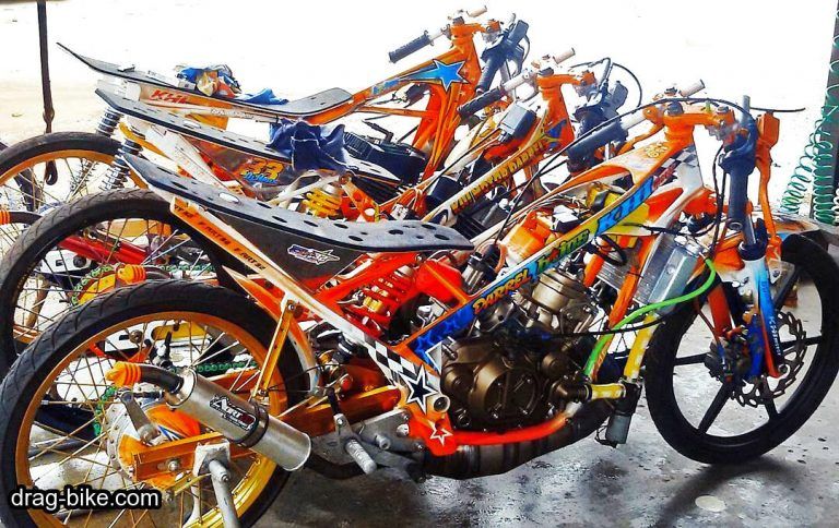Detail Modif Ninja R Drag Nomer 34