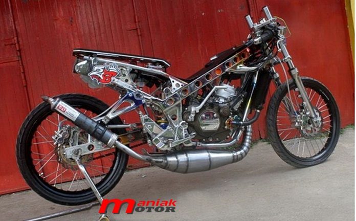 Detail Modif Ninja R Drag Nomer 39