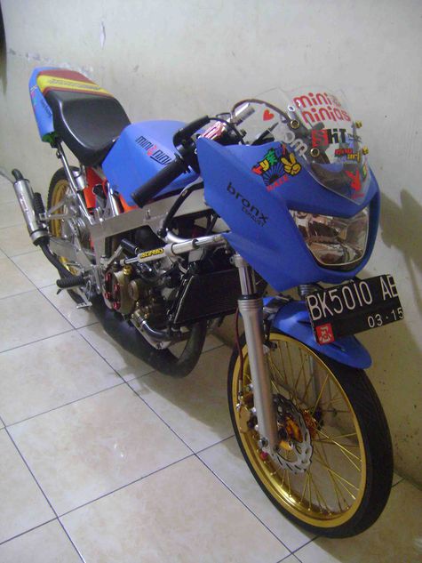 Detail Modif Ninja R Drag Nomer 40