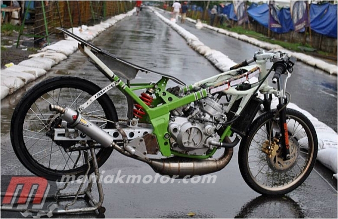 Detail Modif Ninja R Drag Nomer 46