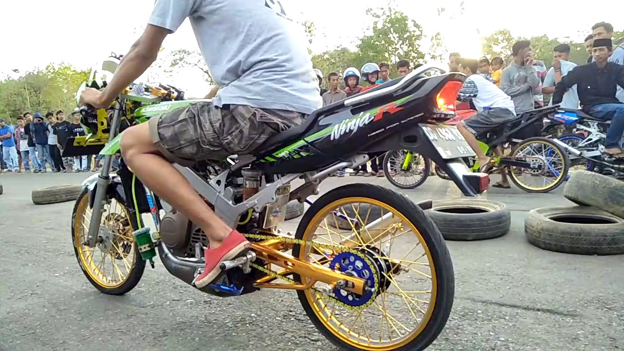 Detail Modif Ninja R Drag Nomer 48