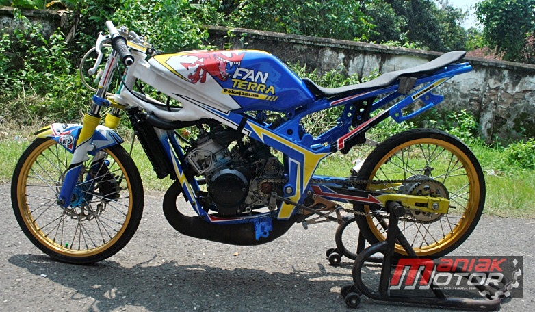 Detail Modif Ninja R Drag Nomer 7