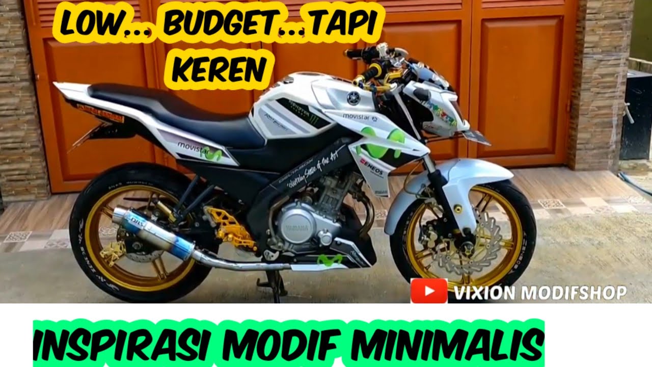 Detail Modif Vixion Simple Tapi Keren Nomer 9