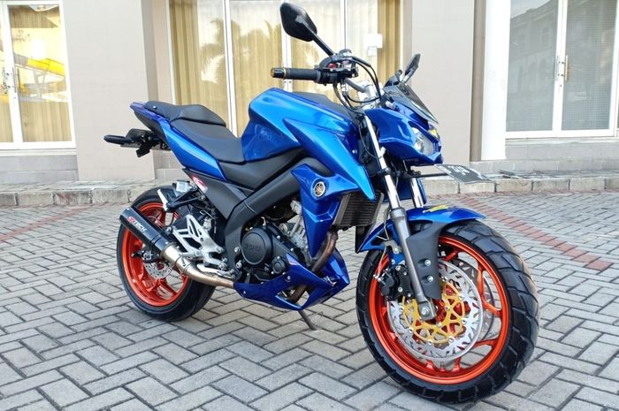 Detail Modif Vixion Simple Tapi Keren Nomer 17