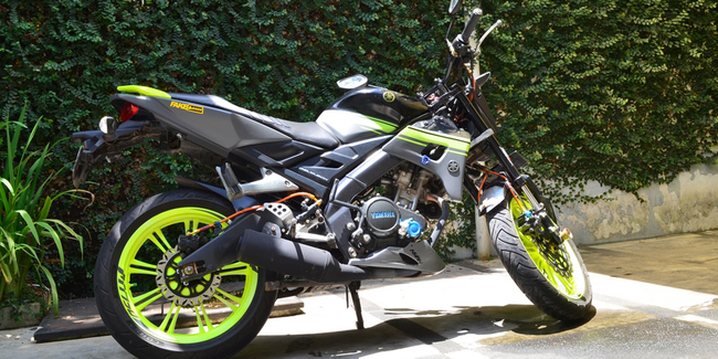 Detail Modif Vixion Simple Tapi Keren Nomer 21
