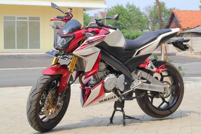 Detail Modif Vixion Simple Tapi Keren Nomer 23