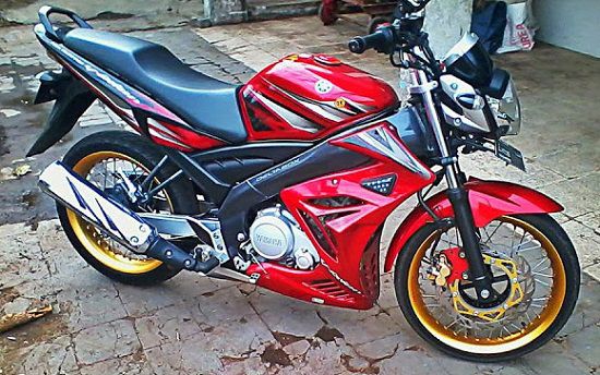 Detail Modif Vixion Simple Tapi Keren Nomer 25