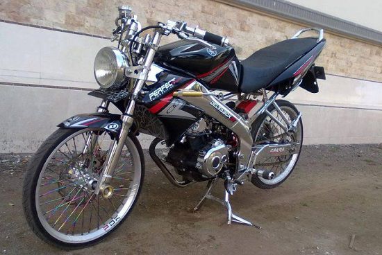 Detail Modif Vixion Simple Tapi Keren Nomer 40