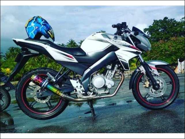 Detail Modif Vixion Simple Tapi Keren Nomer 41