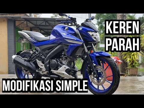 Detail Modif Vixion Simple Tapi Keren Nomer 45