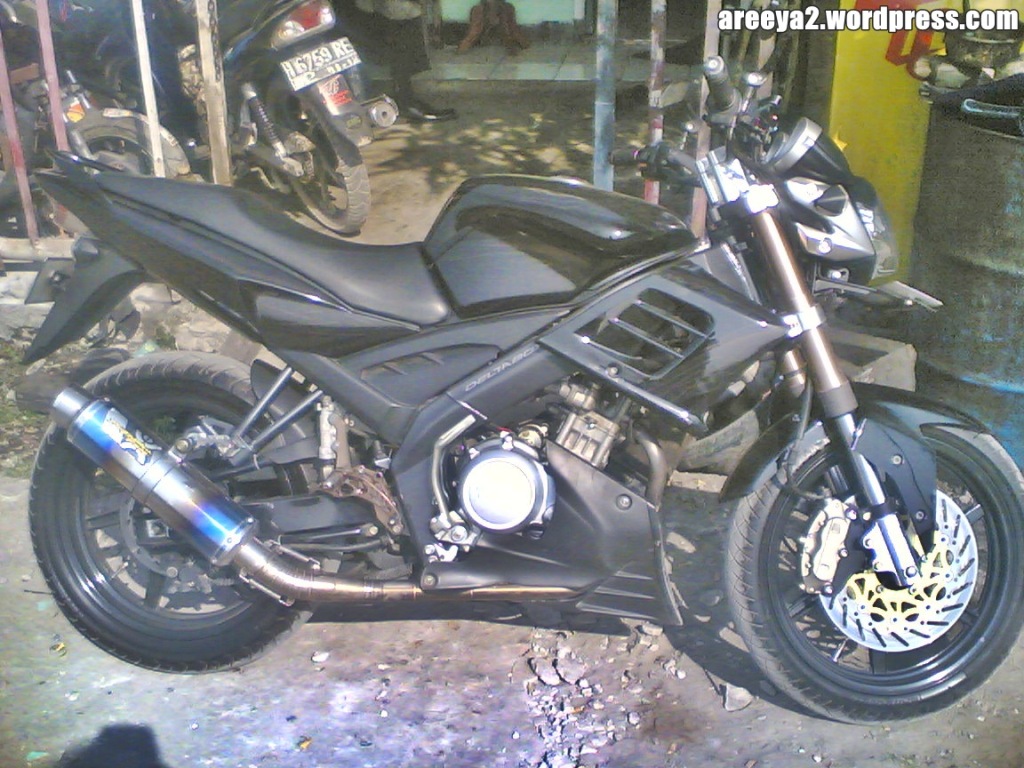 Detail Modif Vixion Simple Tapi Keren Nomer 47