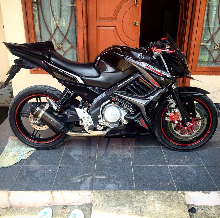 Detail Modif Vixion Simple Tapi Keren Nomer 48