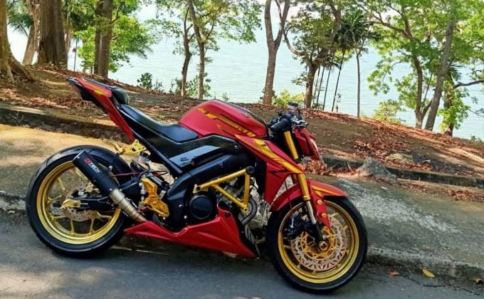 Detail Modif Vixion Simple Tapi Keren Nomer 8
