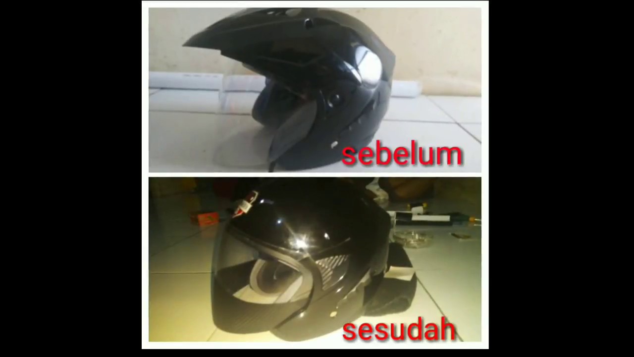 Detail Modifikasi Helm Full Face Nomer 38