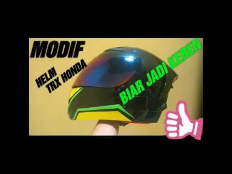 Detail Modifikasi Helm Full Face Nomer 58