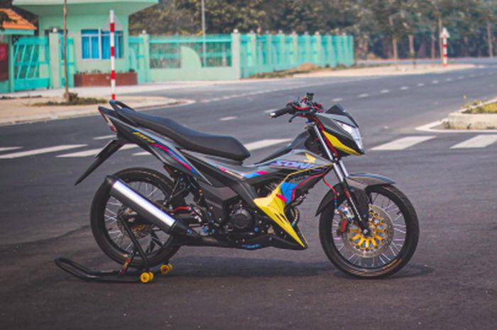 Detail Modifikasi Honda Sonic Jari Jari Nomer 2