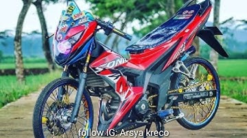 Detail Modifikasi Honda Sonic Jari Jari Nomer 30