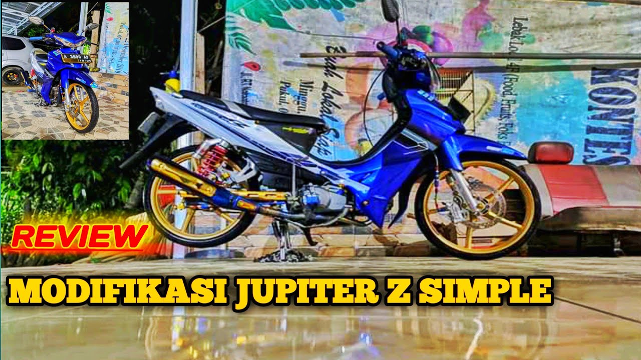 Detail Modifikasi Jupiter Z Biru Nomer 22