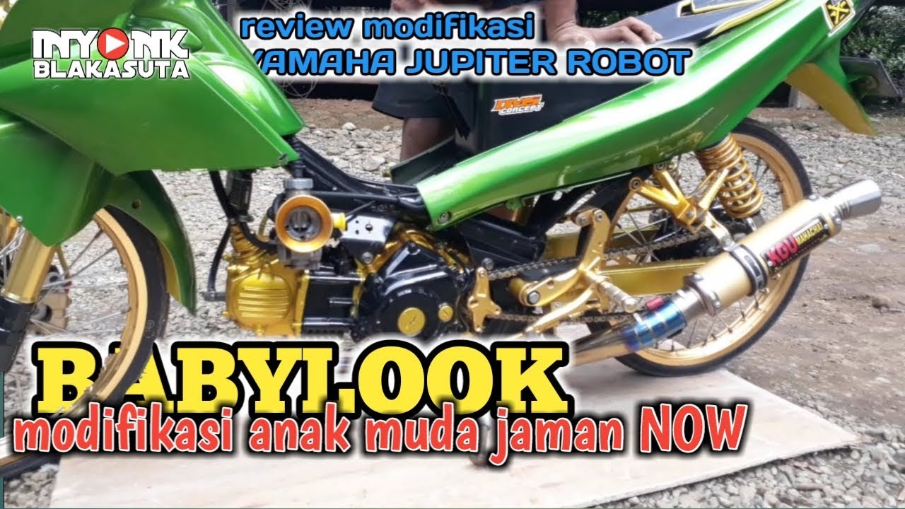 Detail Modifikasi Jupiter Z Robot Nomer 32