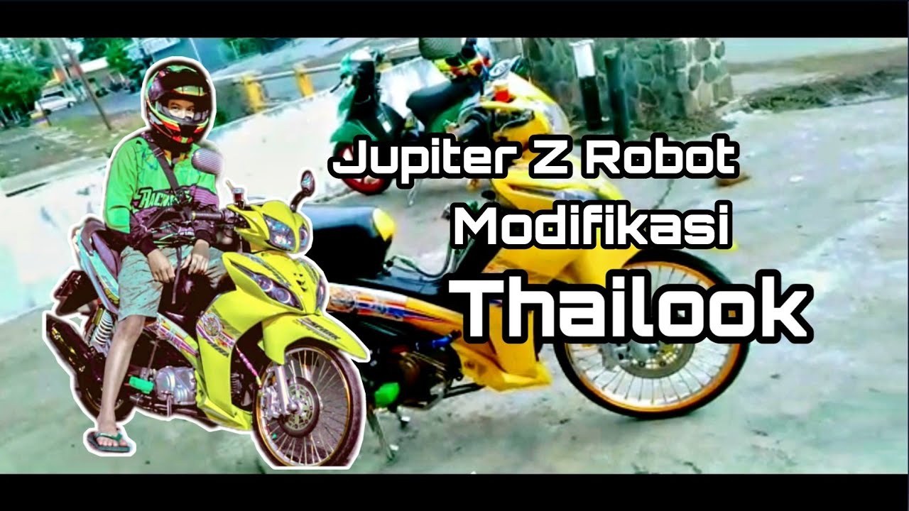 Detail Modifikasi Jupiter Z Robot Nomer 33