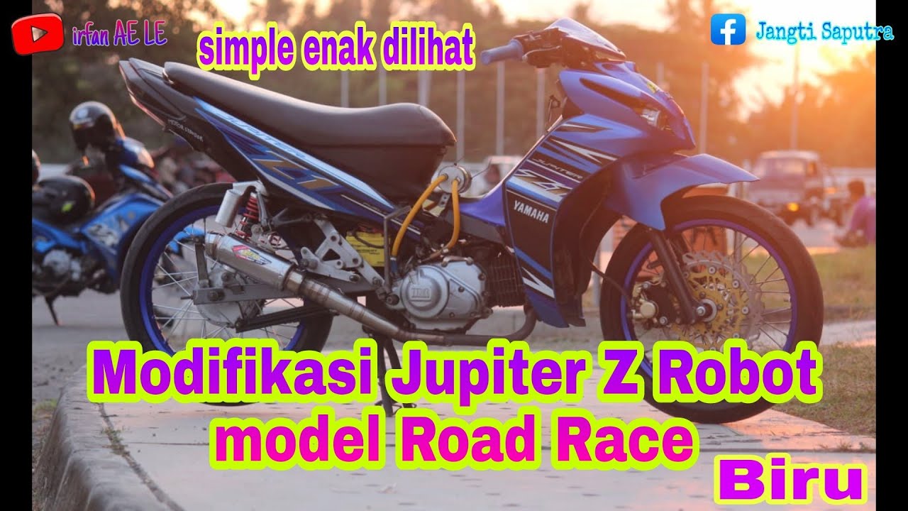 Detail Modifikasi Jupiter Z Robot Nomer 35