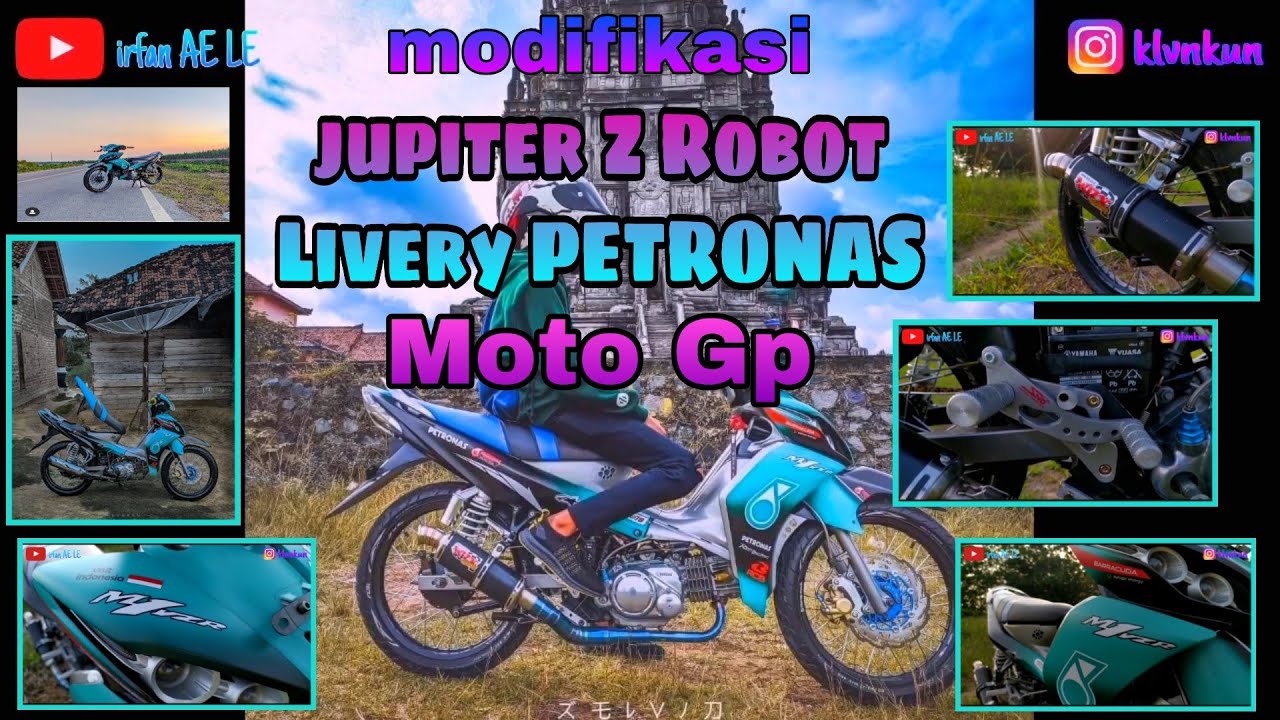 Detail Modifikasi Jupiter Z Robot Nomer 54