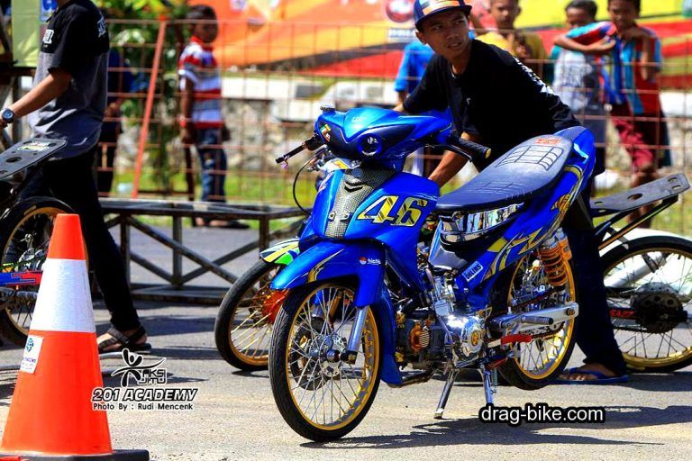 Detail Modifikasi Jupiter Z Warna Biru Nomer 17