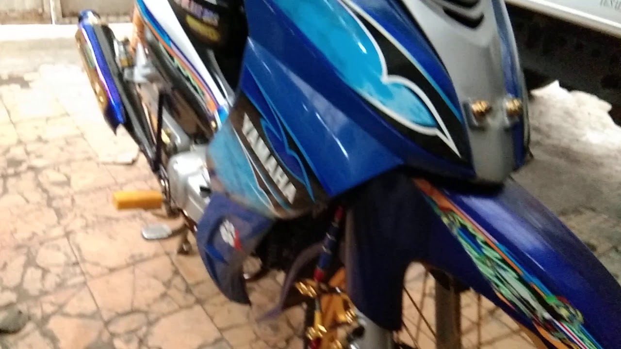 Detail Modifikasi Jupiter Z Warna Biru Nomer 24