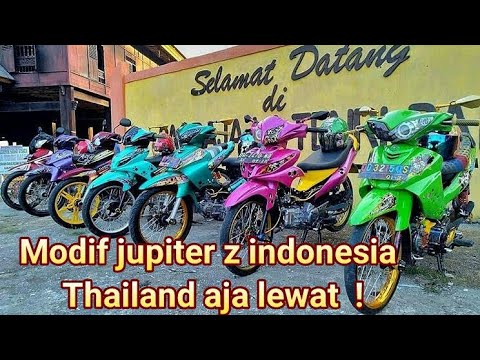 Detail Modifikasi Jupiter Z Warna Biru Nomer 46