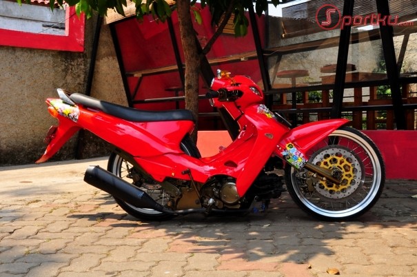 Detail Modifikasi Kawasaki Blitz Nomer 13