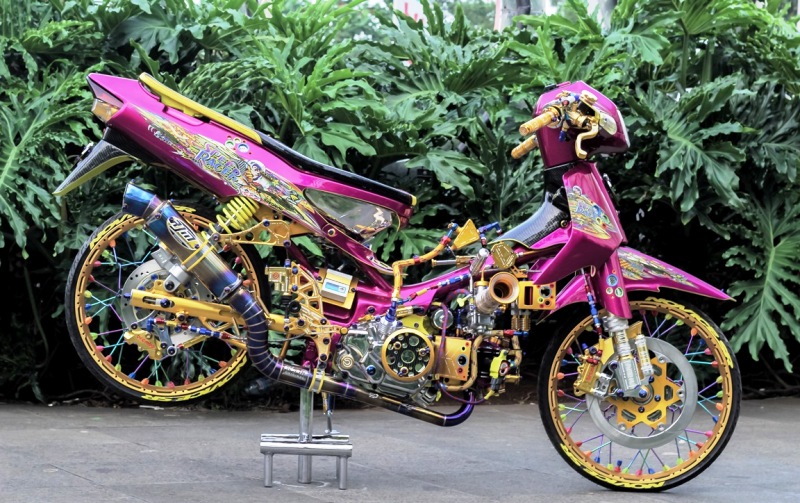 Detail Modifikasi Kawasaki Blitz Nomer 18