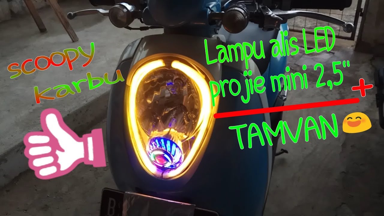 Detail Modifikasi Lampu Depan Scoopy Nomer 50