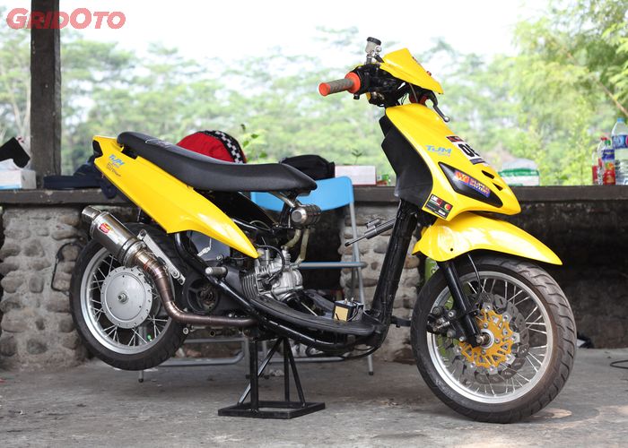 Detail Modifikasi Mio Drag Harian Nomer 26