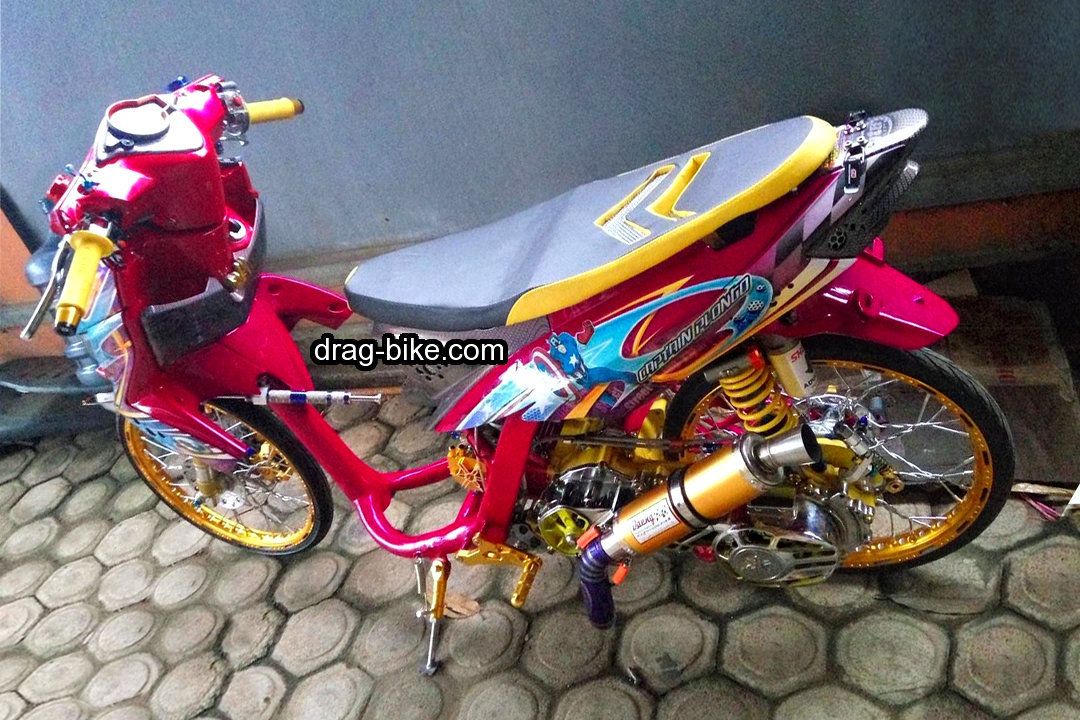 Detail Modifikasi Mio J Drag Nomer 14